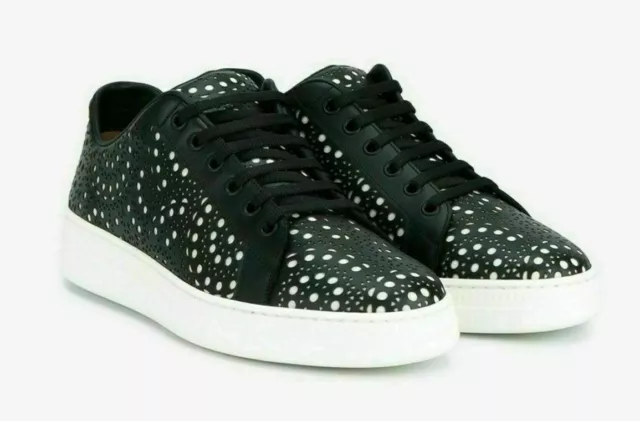 Alaïa Paris Laser Coupe Perforated Perforée Baskets Chaussures Sneakers 35
