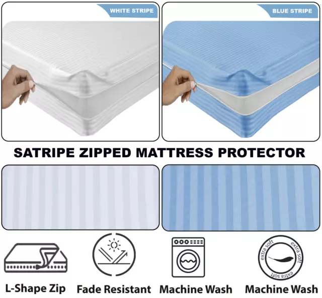 Anti Bed Bug Mattress Protector Bed Cover Total Encasement Full Zip Cover Double