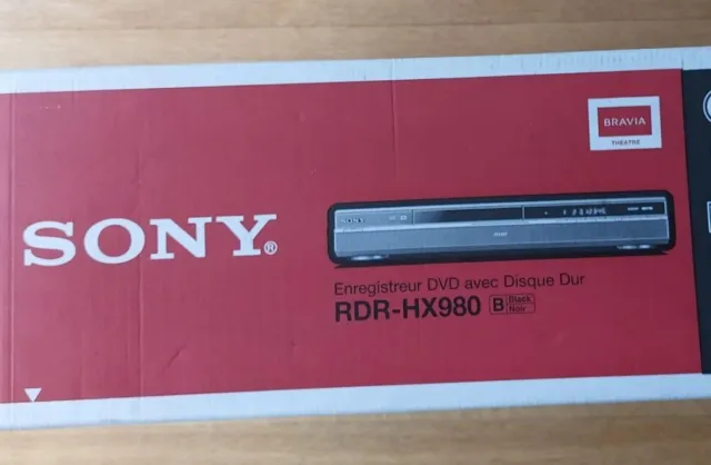 Sony Hard Disc Drive DVD Recorder RDR-HX980 (Nieuw in originele doos)