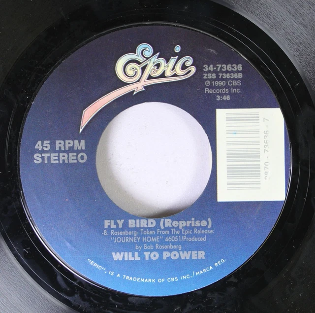 Soul 45 Will To Power - Fly Bird / I'M Not In Love On Epic