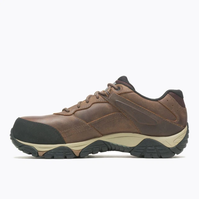 MERRELL WORK MEN'S Moab Adventure Carbon Fiber Toe Work Shoe Toffee ...