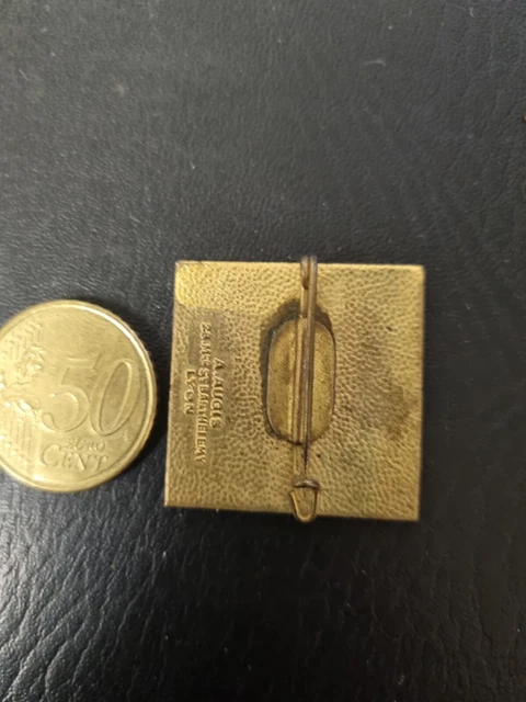 Insigne Marine Française WWII 1940 - Torpilleur La Trombe, émail Augis, Original Avec éclat