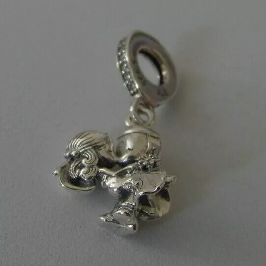 NEW GENUINE PANDORA Just Married Wedding Couple Charm S925Ale With