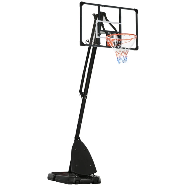 Basketballständer 293-350 cm Basketballkorb mit Ständer, Rollen Basketballanlage