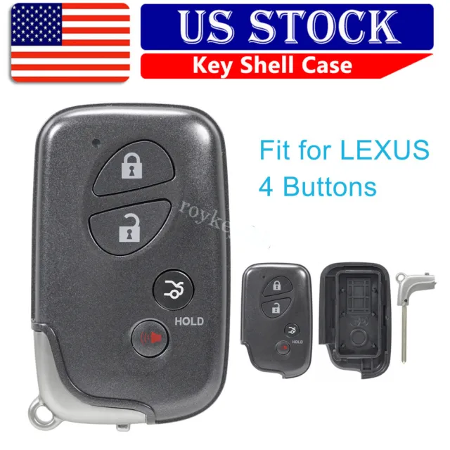 Car Remote Fob Key Shell Case 4B for 2010 2011 2012 2013 2014 2015 LEXUS RX450