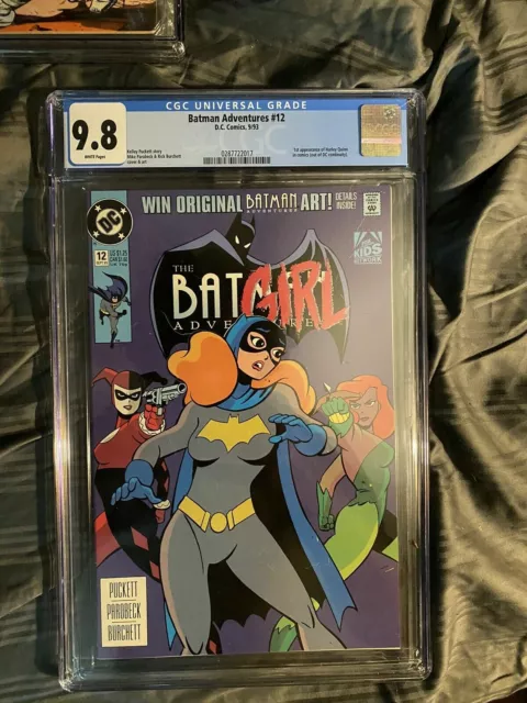 Batman Adventures #12 CGC 9.8 DC 1993 1st Harley Quinn! Key Book! M7 217 cm