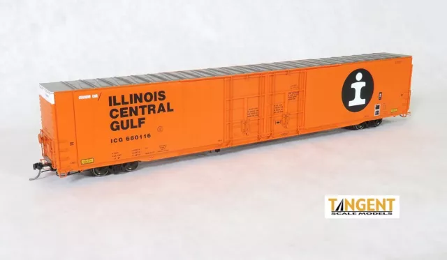 Tangent 25030-02 HO Greenville 86′ Double Plug Door Box Illinois Central #680103