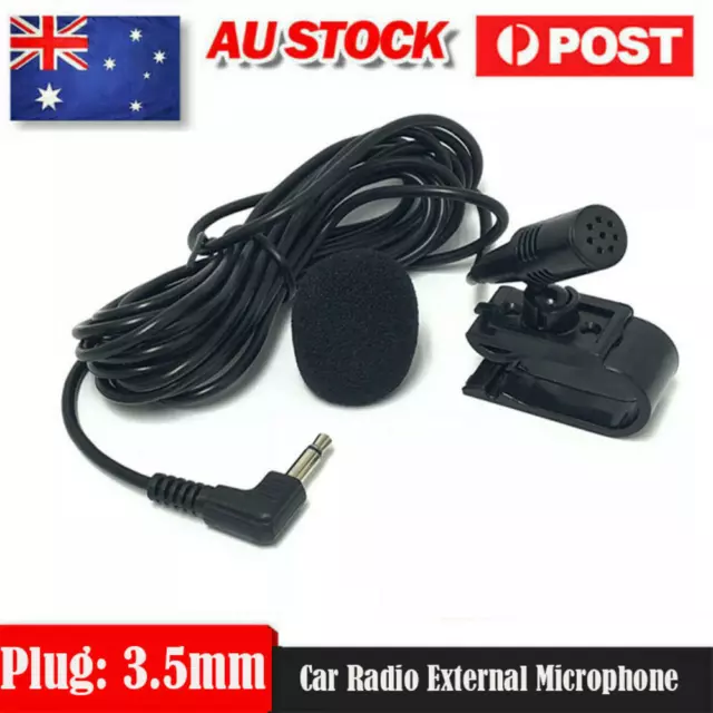 Car Radio External Microphone For Bluetooth Pioneer Stereo Receiver 3.5MM Jack