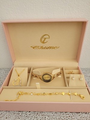 Collier avec LED Lumineuse Boîte de Rangement Présentoir de Bijoux 4 Types Coffret à Bague Pendentif Boîte à bracelet Bracelet 