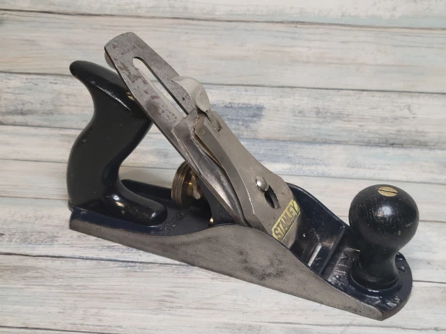Vintage Stanley Bailey No. 4 Flat Bottom Smooth Plane USA
