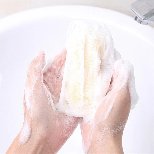 de savon Bouche de paquet Outil de nettoyage de lavage Filet moussant de savon 6