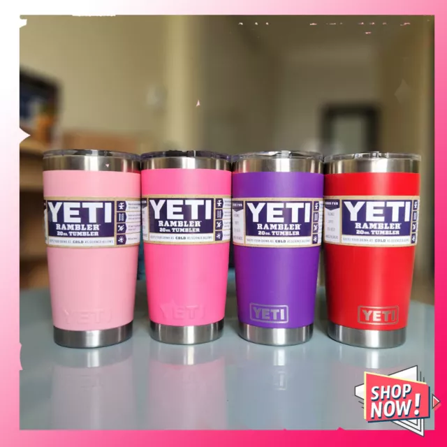 YETI Rambler With Magslider Lid 20 oz Tumbler Stainless Steel Vacuum Insulated