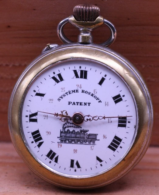 Orologio Taschino Bronzo Quarzo Orologio Da Taschino Al Quarzo Con - Foto 5