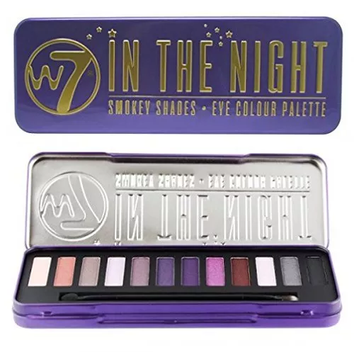 W7 In the Night Lidschatten Palette 12 Farbtöne