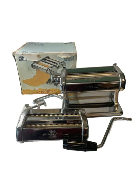 Vintage Marcato OMC Atlas Model 150 Pasta Maker Machine with Box Made in  Italy