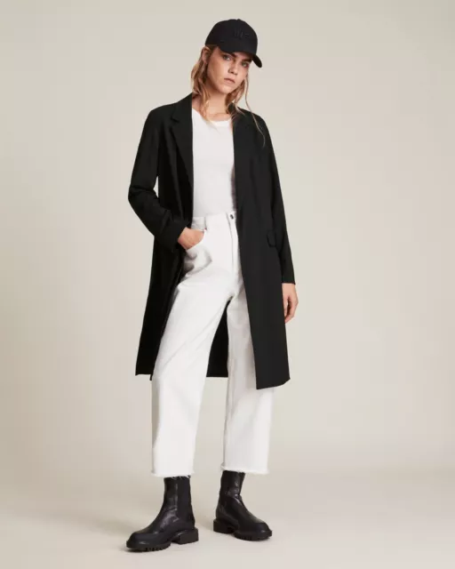 ALLSAINTS ALEIDA JERSEY Duster Blazer Jacket UK8 EU36 BNWT