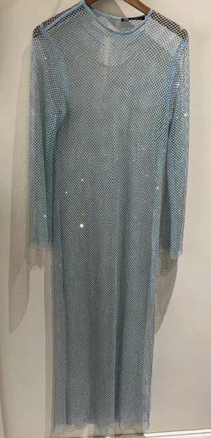 oh polly midi dress Embellished Sweetheart-Neck Midi Dress in Teal Green - 4