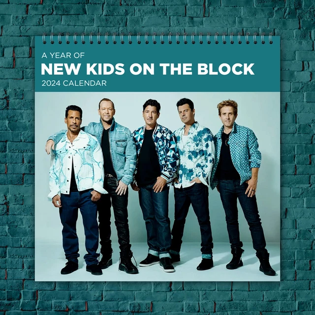 NEW KIDS ON The Block Calendar 2024 2024 Celebrity Wall Calendar 24.