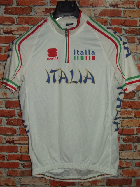 Maillot de Vélo Haut Maillot Cyclisme Italie SPORTFUL Taille L