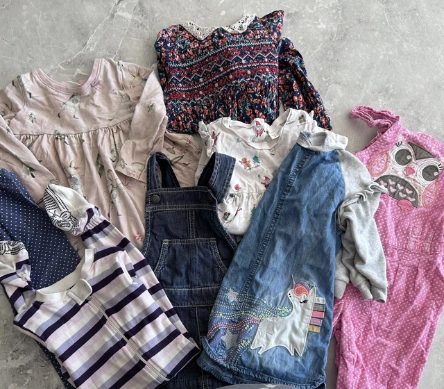 girls clothes bundle 12-18 months monsoon next cherokee bert bees