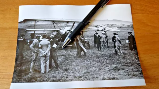 Foto, 1925 Junkers G24 und Udet Dreidecker