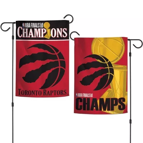 Toronto Raptors 2019 Finale Champions WinCraft Équipe Couleurs Jardin Drapeau