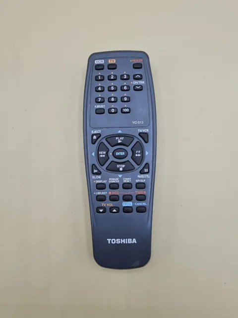 Authentic OEM Toshiba VC-513 TV / VCR Combo System Remote Control Unit M-2120