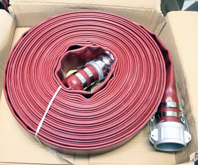 Discharge Hose quick connect 100ft 150PSI 2in PVC Pool Waste Backwash Drain