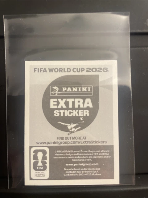 PANINI FIFA WORLD Cup 2026 Sticker Collection KYLIAN MBAPPE Extra ...