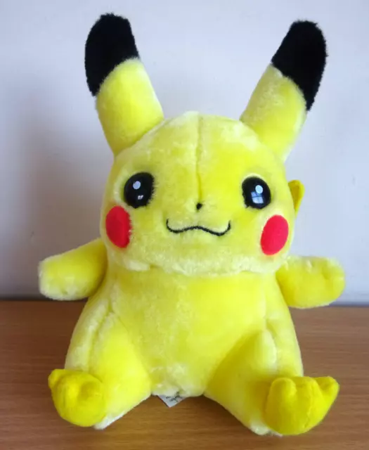 VINTAGE POKEMON PIKACHU 8" Plush Game Freak 1998 VGC Hasbro Nintendo £3