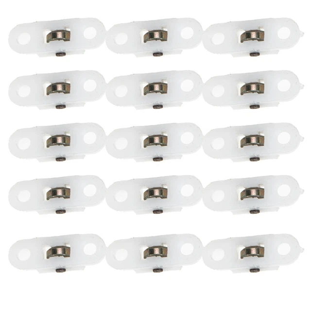 20Pcs Rouleaux de Porte en verre de Remplacement Verre Fenêtre De Roue