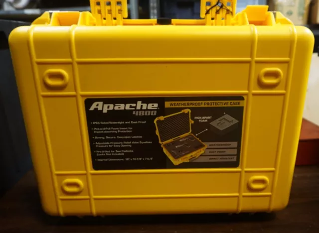 Apache 4800 Weatherproof Protective Case Black