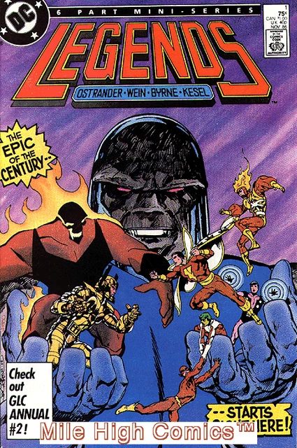 LEGENDS (1986 Series) #1 Very Good Comics Book