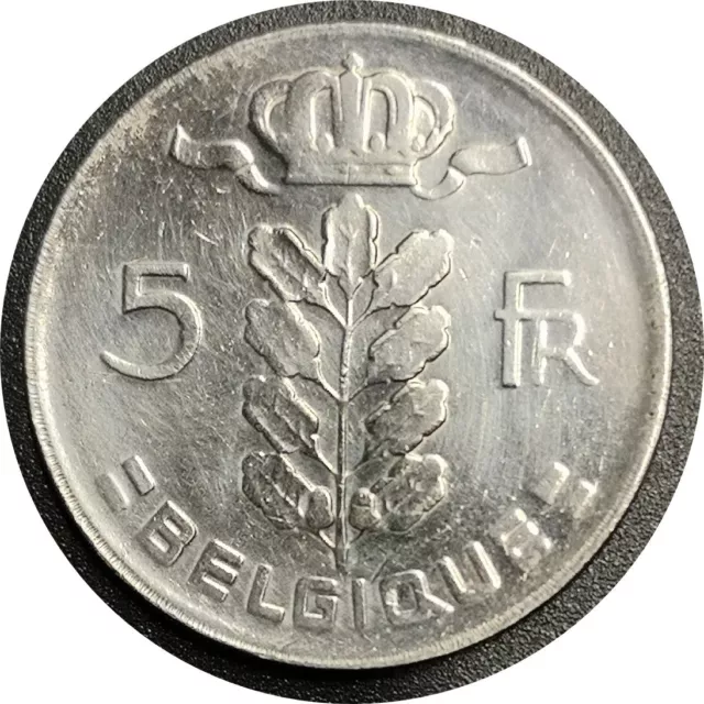 5 francs 1965 Belgique, type Cérès en français