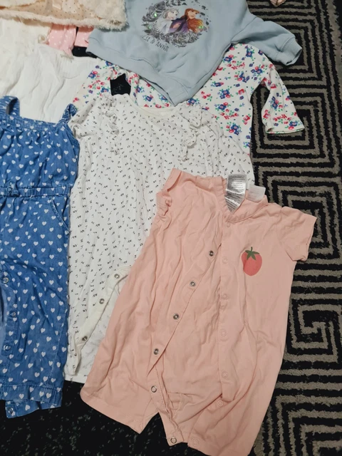 #A52💜 Huge Bundle Of Baby Girl Clothes 6-9months NEXT GEORGE M&S GAP H&M PRIMAR 9