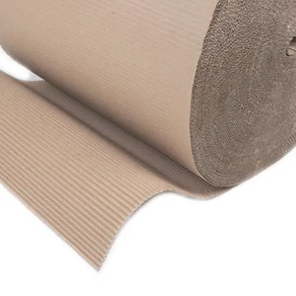 1x Corrugated Cardboard Paper Roll 450mm (17.5") x 75m Packing Postal Wrapping