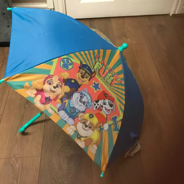 Ombrello Bambini Paw Patrol Nuovo Con Etichette