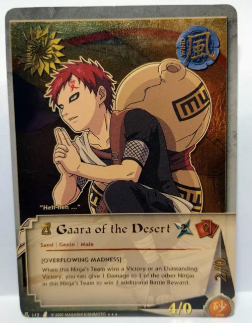 Gaara of the Desert - us070 - NM - Foil - Promo - Naruto CCG - E1-121