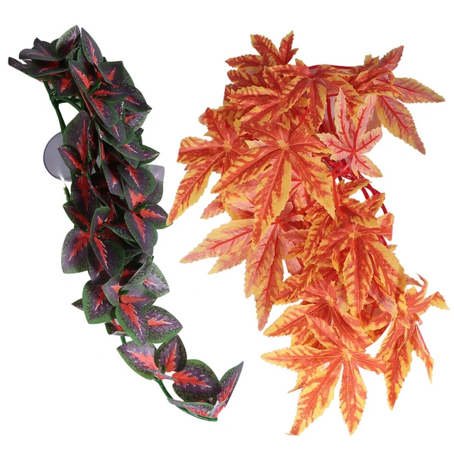 2 Pcs Künstliches Aquariengras Künstliche Wasserpflanzen Kunstpflanzen Schmücken