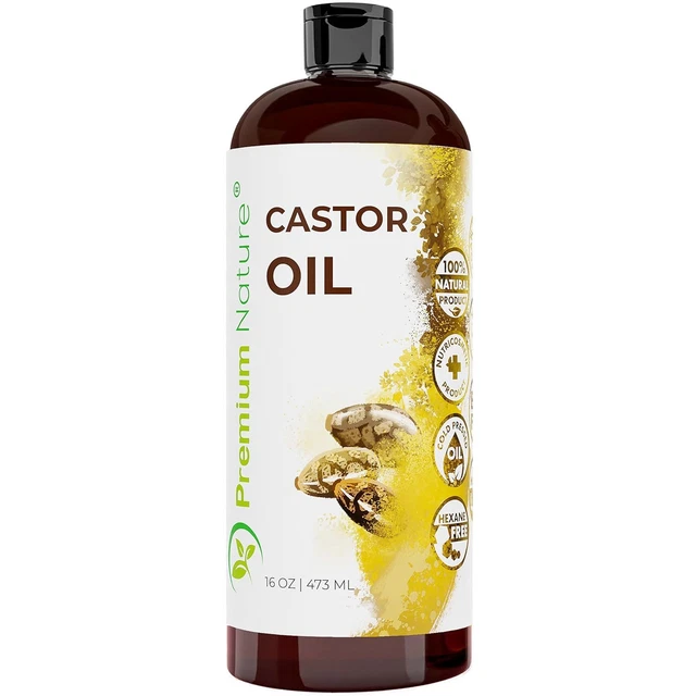 Aceite De Ricino Natural Organico 16 oz