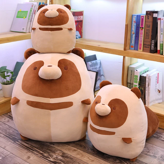 New anime cartoon raccoon and fox plush toys cute pillow peluche baby toy soft p
