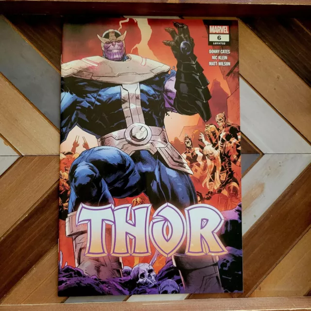 THOR #6 (Marvel 2020) Cates, 2nd Print, Wraparound THANOS Gauntlet cover, NM