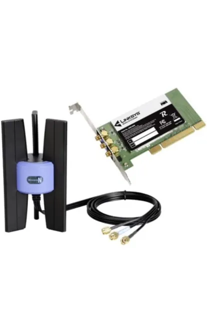 LINKSYS Wireless-N PCI Adapter WMP300N With Antenna