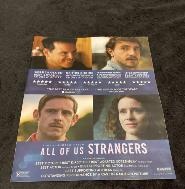 ALL OF US STRANGERS 2024 Oscar ad cast, Andrew Scott, Paul Mescal