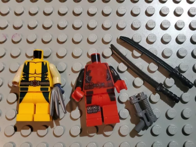 LEGO 6866 Marvel Super Heroes Chopper Showdown Minifigures Wolverine & Deadpool