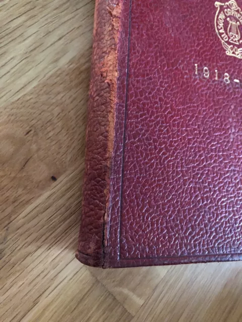 the lute - glasgow orpheus choir 1918 - 1919 ( leather bound ) 3