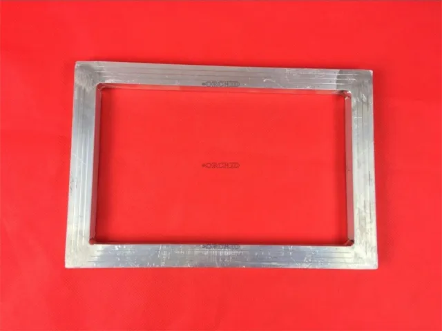 1 pieza Marco de aluminio para serigrafía de seda talla exterior nuevo 20X30CM por
