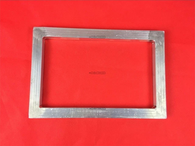 1 pieza Marco de aluminio para serigrafía de seda talla exterior nuevo 20X30CM por