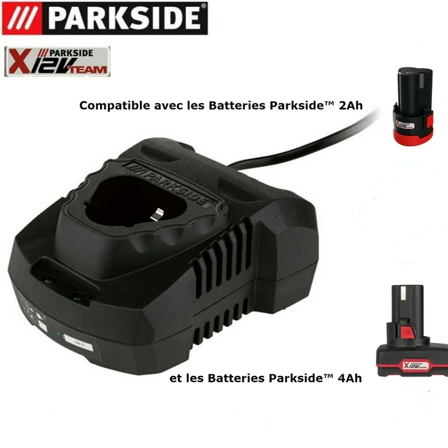 CHARGEUR BATTERIE 12 V Compatible Batteries 2Ah ou 4Ah Parkside / 12V Charger EUR 26,90
