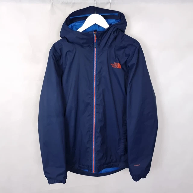 THE NORTH FACE Quest Insulated Hyvent Waterproof Jacket Mens L Rain Coat Hooded